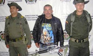 Extortion head alias "El Gordo" arrested by Colombian police