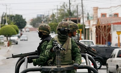 Mexican soldiers in Reynosa