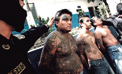The MS-13 and Barrio 18 gangs are strong in El Salvador