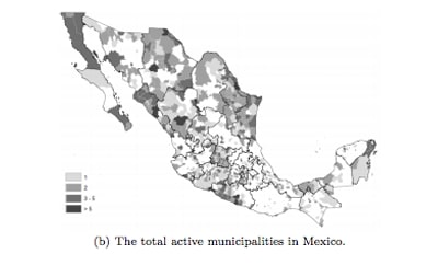 A map of cartel presence in Mexico