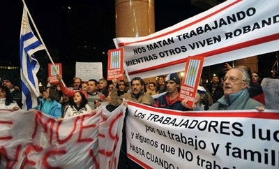 Uruguayans march against increased violence