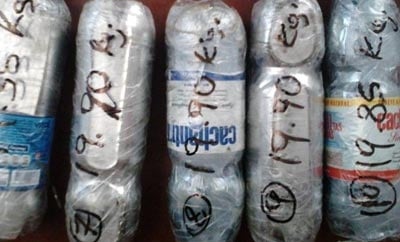 An illicit shipment of mercury seized in Peru