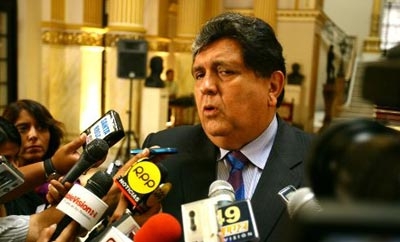 Former Peruvian President Alan Garcia