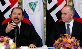 Viktor Ivanov with President Daniel Ortega