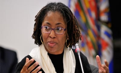 IACHR Rapporteur for Women's Rights Tracy Robinson,
