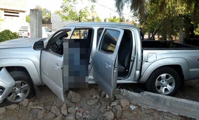 Jesus Torres Chavez' truck, following the attack