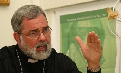 Gang truce negotiator Bishop Romulo Emiliani