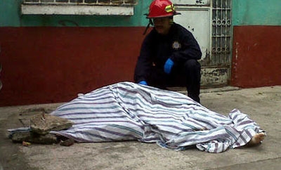 A murder scene in Guatemala