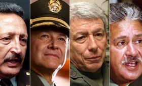 The four police generals called to testify