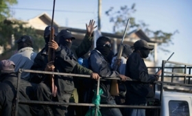 A vigilante group in Mexico