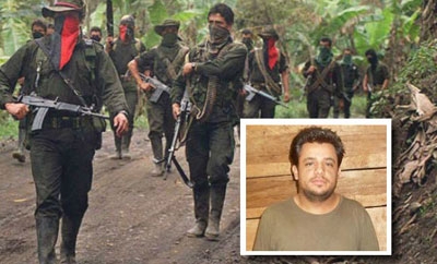 ELN guerrillas, kidnapped engineer Leon Montes
