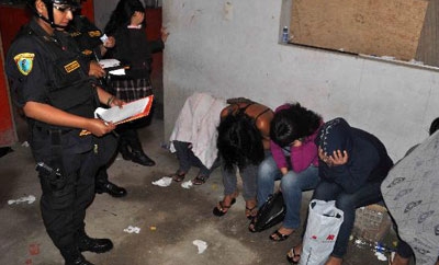 Human trafficking victims in Peru