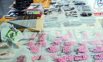 Drugs seized during the operation in Argentina