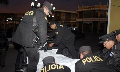 Bodies of police killed in revenge for stealing drugs