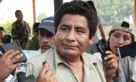 Bolivian Director of Coca Industrialization Luis Cutipa