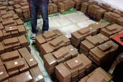 Peruvian authorities seized more than two tons of cocaine