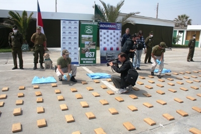 A drug shipment allegedly organized by the officers
