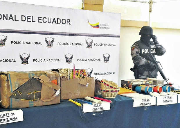 Drugs seized by Quito police