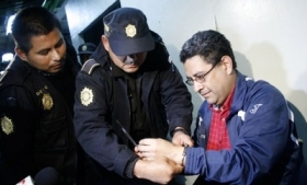 Rodolfo Lazaro Padilla in police custody