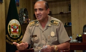 Arrested police chief Jorge Linares Ripalda