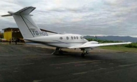 The drug plane caught in Limon, Costa Rica