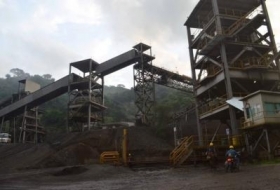 A mining site in Michoacan