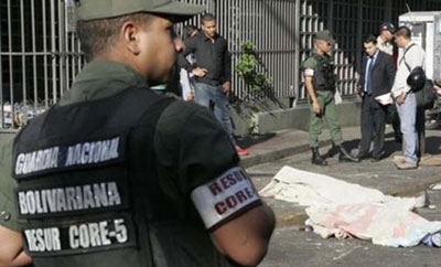 A murder scene in Venezuela