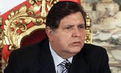 Ex Peru President Alan Garcia