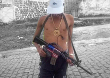 A member of Third Pure Command in Rio de Janeiro