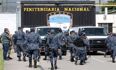 Security forces in Honduras