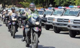 Venezuela's national police in Caracas