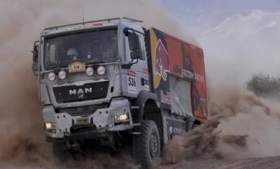 Cocaine was hidden in a Dakar Rally support truck