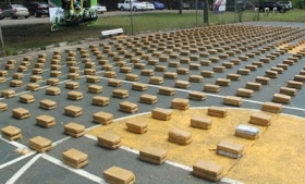 Panama authorities seized one ton of cocaine