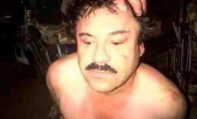 Joaquin 'Chapo' Guzman following his capture