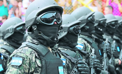 Members of Honduras' military police