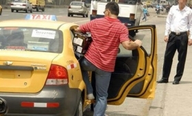 Taxi customers are often targeted for the crime