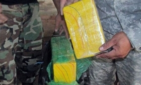 Some of the 292 kilos of cocaine seized