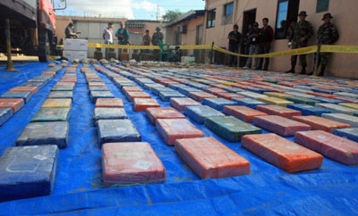 Cocaine seized in Bolivia