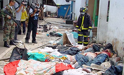 The aftermath of the April 2003 violence at El Porvenir