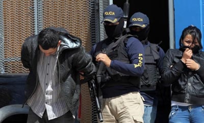Honduras' anti-extortion unit in action