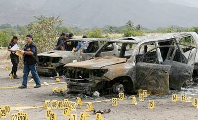 Results of a Zetas-provoked gun battle in Zacapa (2008)