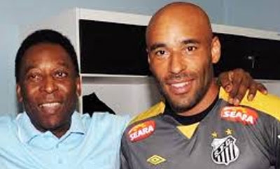 Pele (left) with his son Edinho (right)