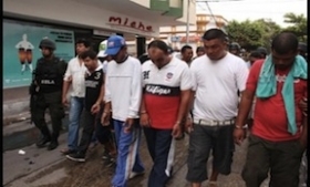 Members of the Rastrojos captured in northern Colombia