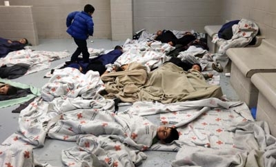 A Texas holding center for child migrants