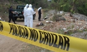 A murder scene in El Salvador