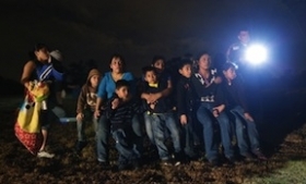 Central American migrants stopped by US border patrol