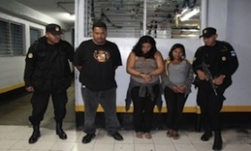 A group arrested for extortion in Guatemala