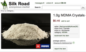 Online black market drug listing from the now defunct Silk Road