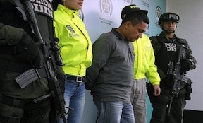 An alleged go-between for the Sinaloa Cartel and Colombian groups