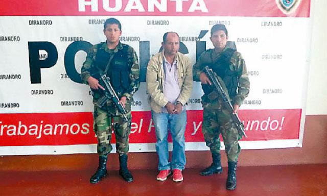 Alleged Peru drug trafficker Filemon Huillcayaure